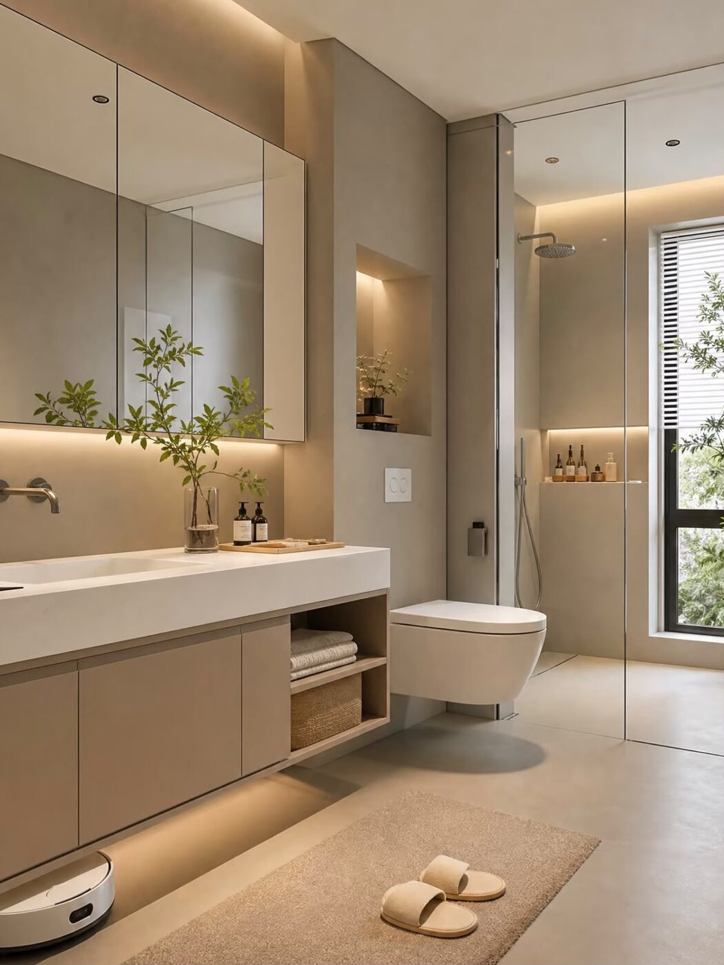 Bathroom · His & hers